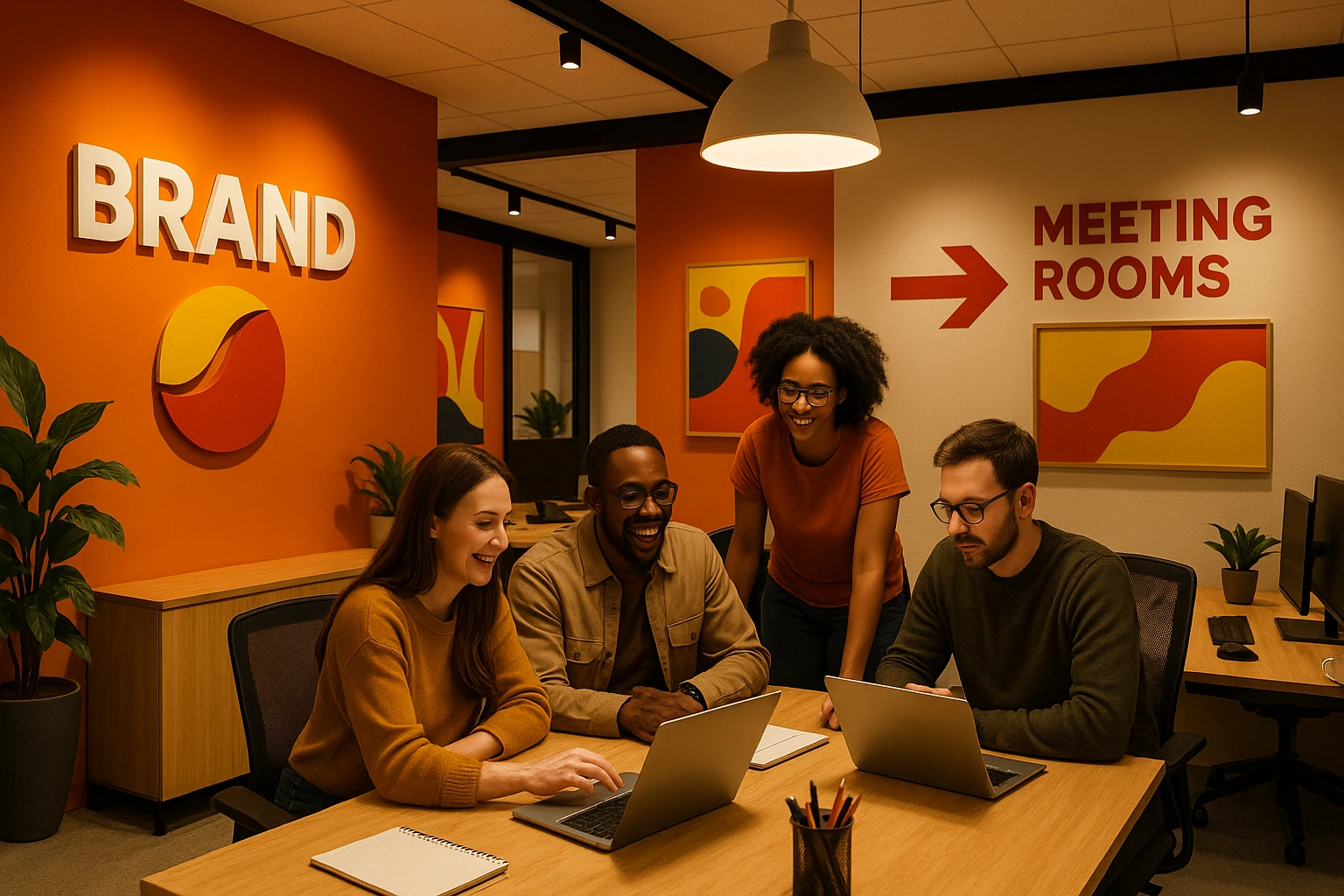 Creating Brand Identity Through Office Design