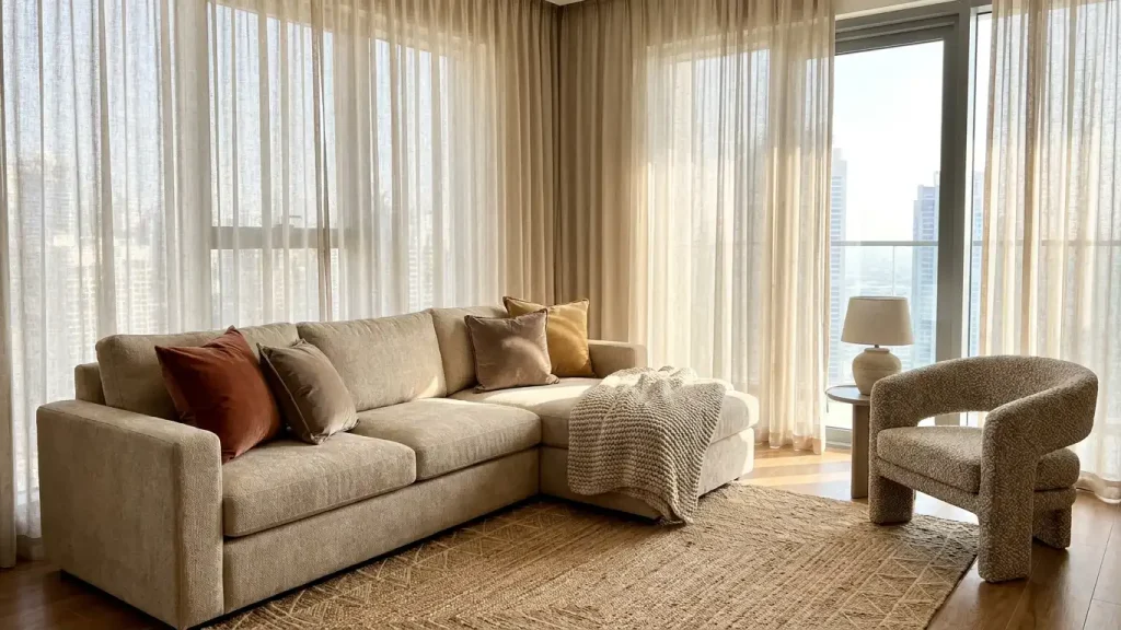 Best fabrics for home interiors in Dubai