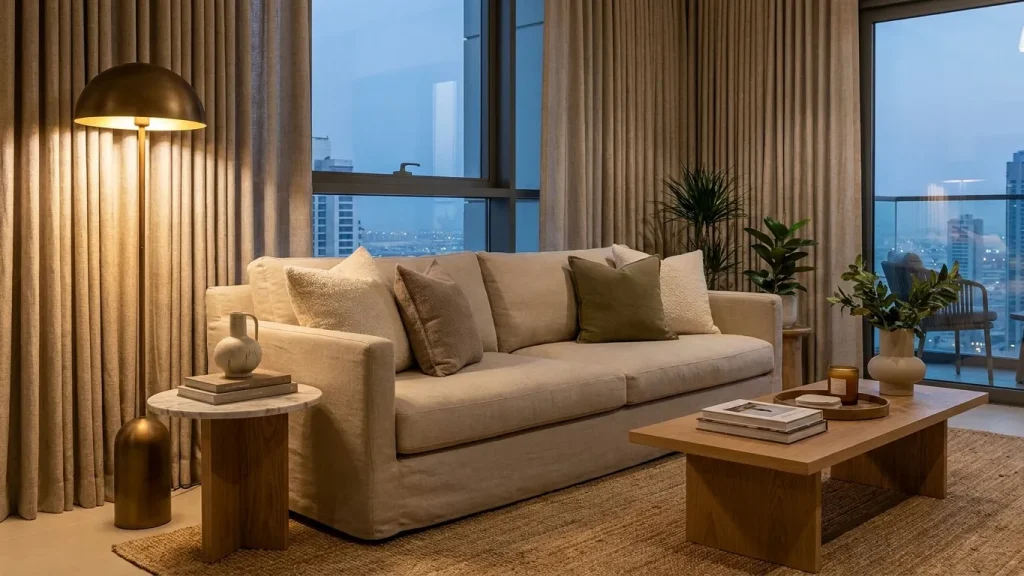 Floor lamps Dubai for stylish living rooms