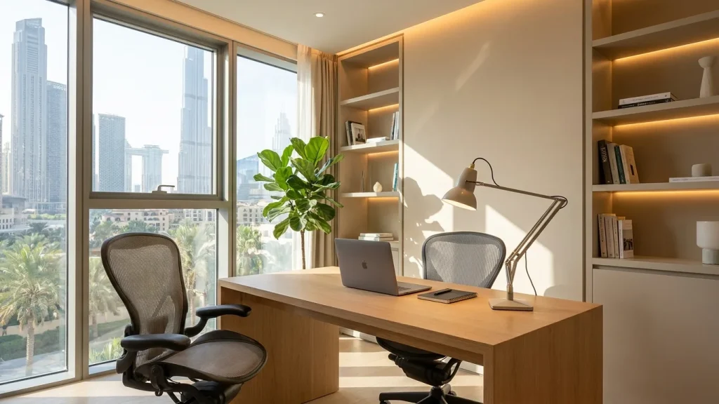 Home office design Dubai for productive workspaces
