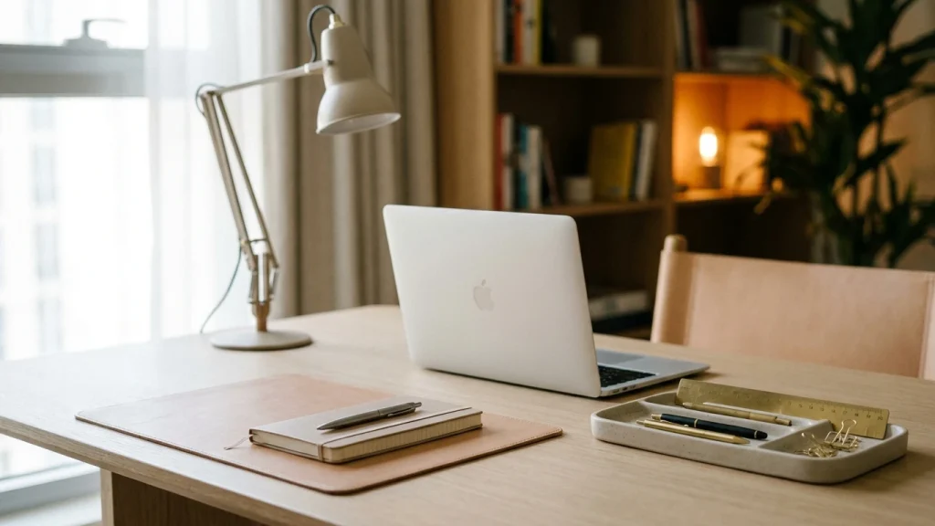 Best lighting for Dubai home offices with desk lamp