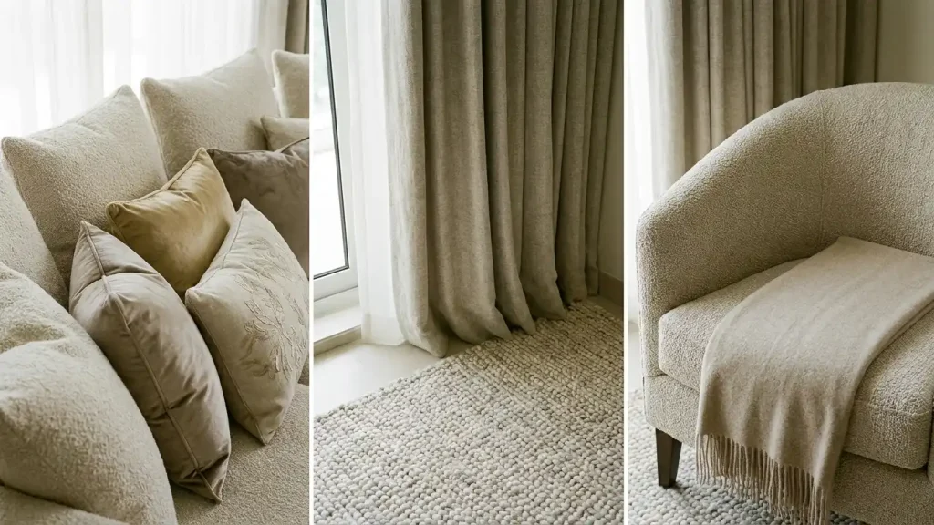 Importance of home textile fabric in interior design
