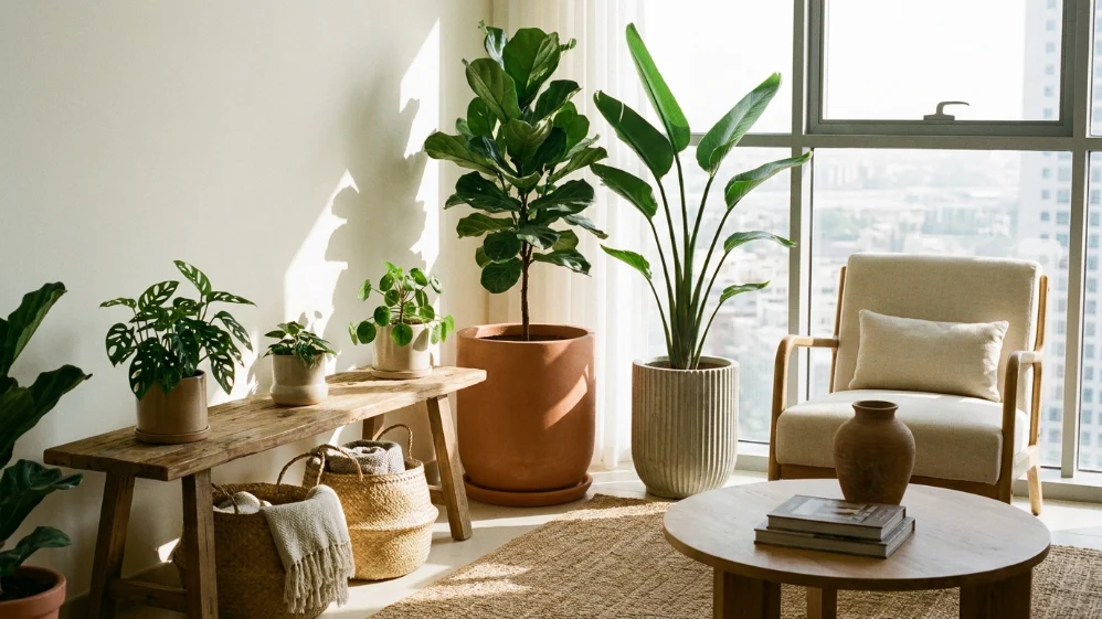 Indoor plants Dubai for fresh home interiors