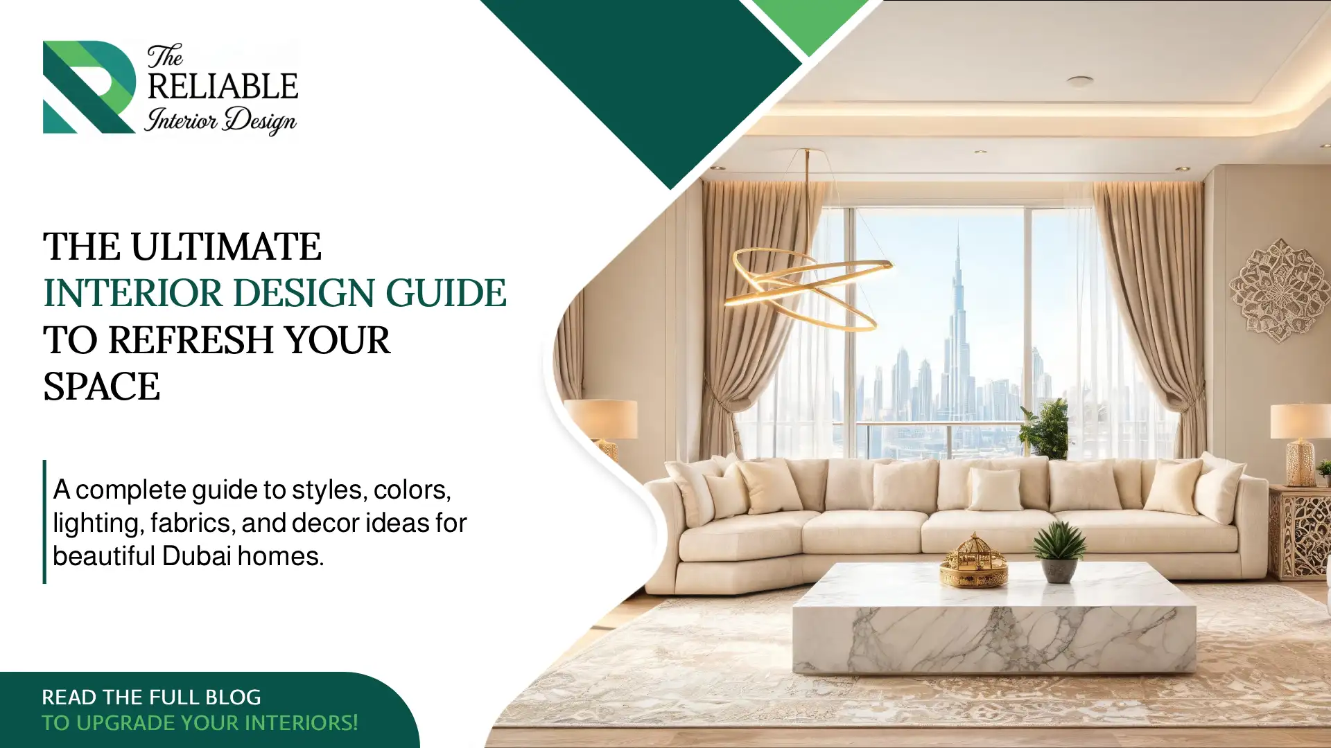 The Ultimate Interior Design Guide to Refresh Your Space