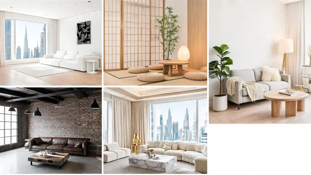 Popular interior design styles Dubai for modern homes