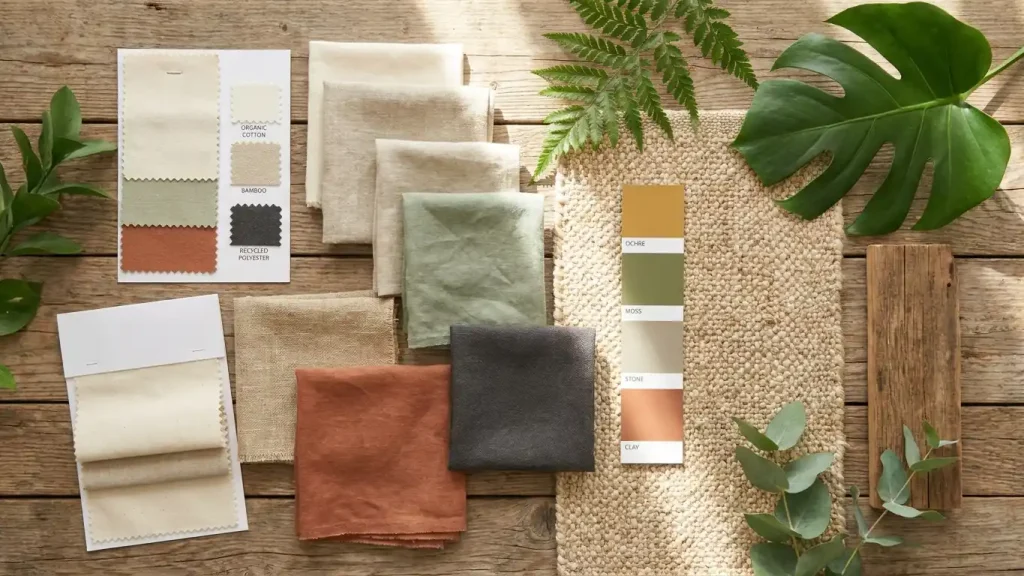 Sustainable fabrics for interior design in Dubai